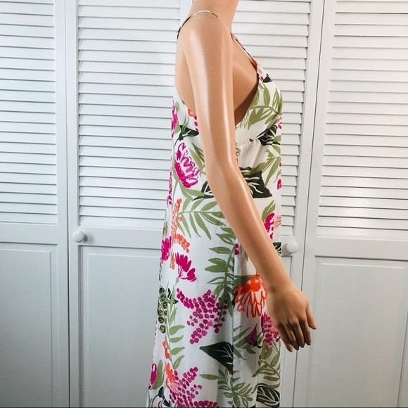 2/$50 OLD NAVY Floral Spaghetti Strap Maxi Dress Size Medium - Picture 5 of 10